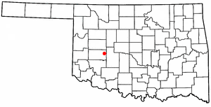 Locator map of Colony