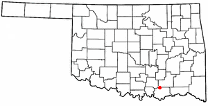 Locator map of Kenefic