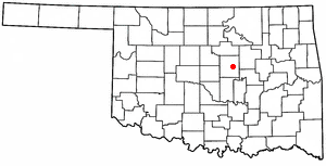 Locator map of Davenport