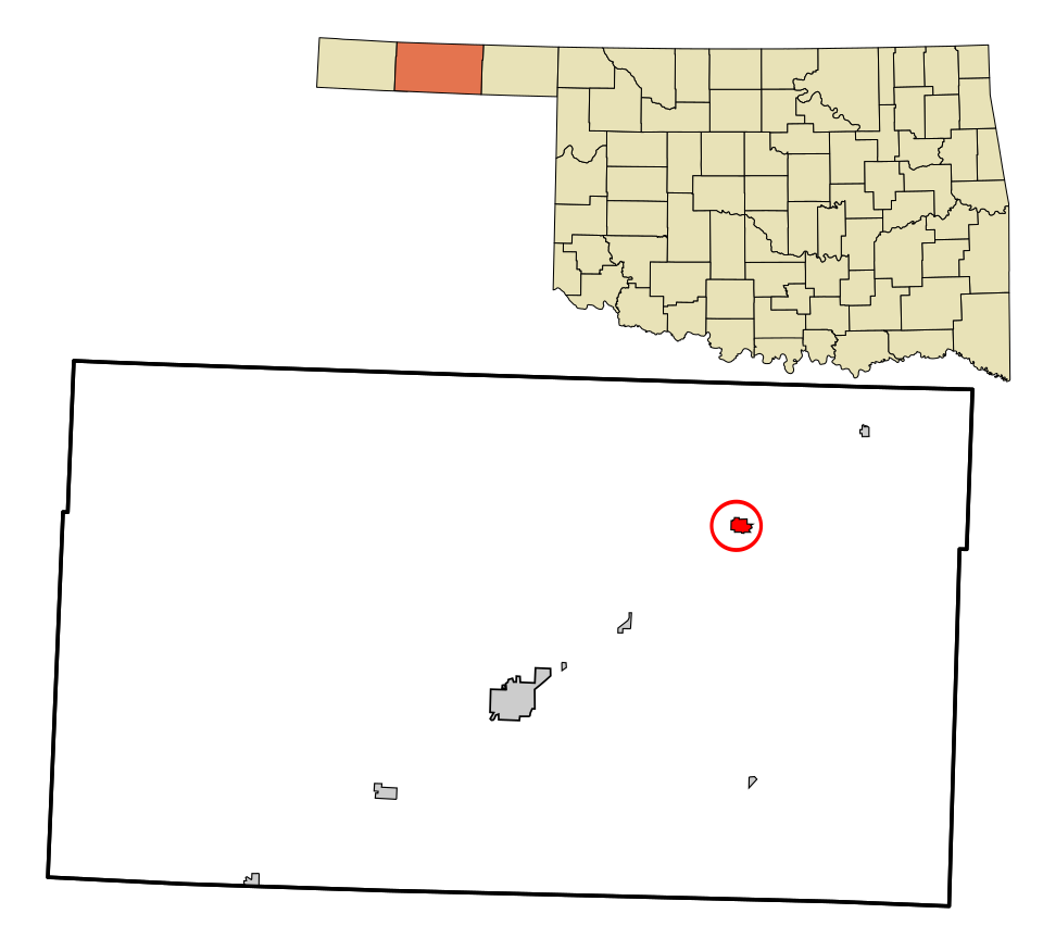 Locator map of Hooker
