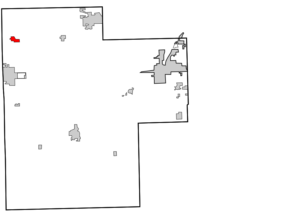 Locator map of Oilton