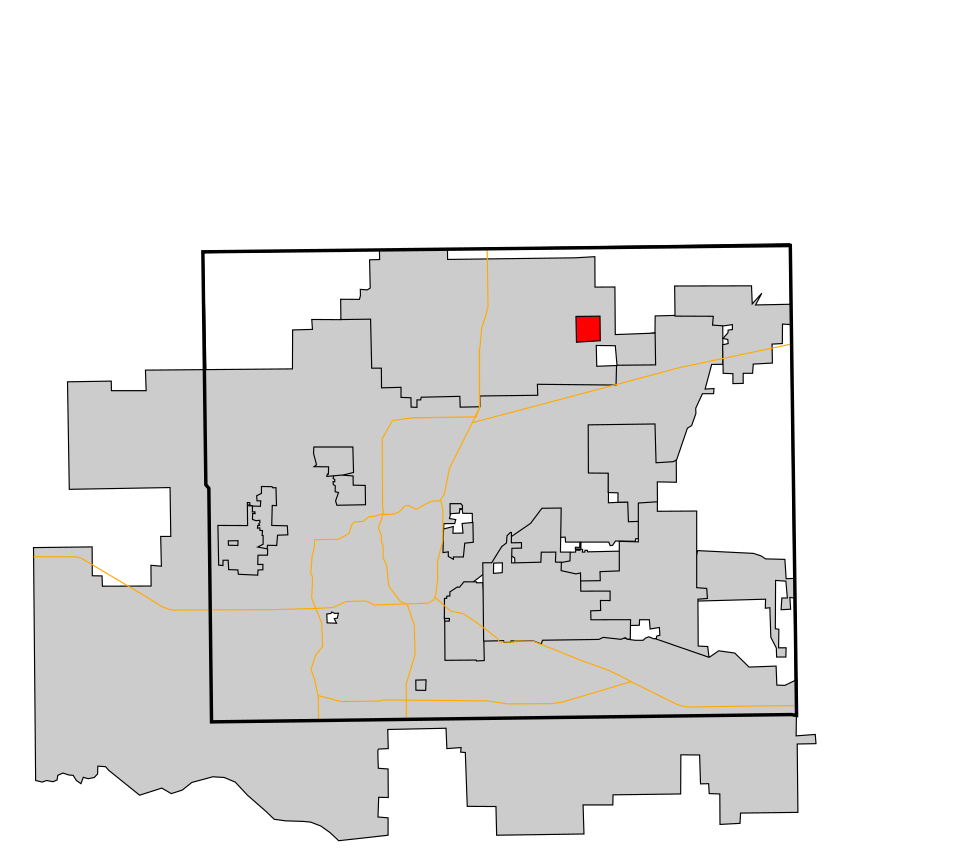 Locator map of Arcadia
