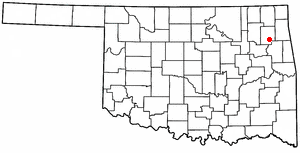 Locator map of Locust Grove