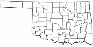 Locator map of Tatums
