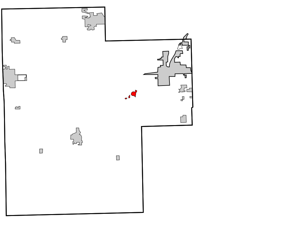 Locator map of Kellyville