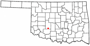 Locator map of Apache