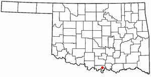 Locator map of Marietta