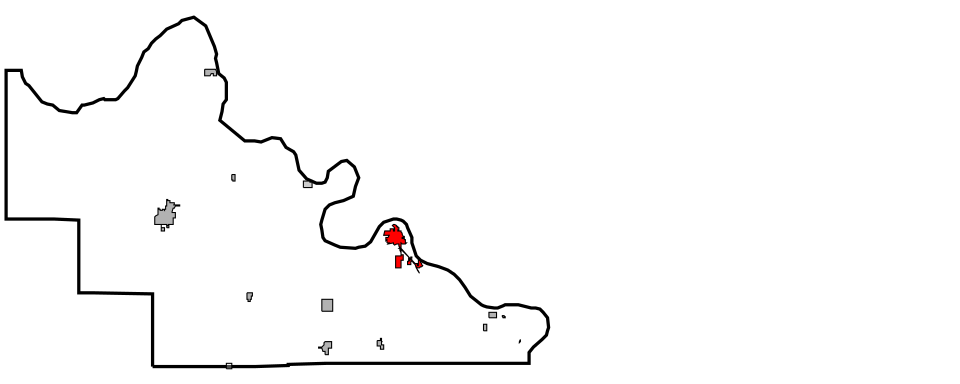 Locator map of Cleveland
