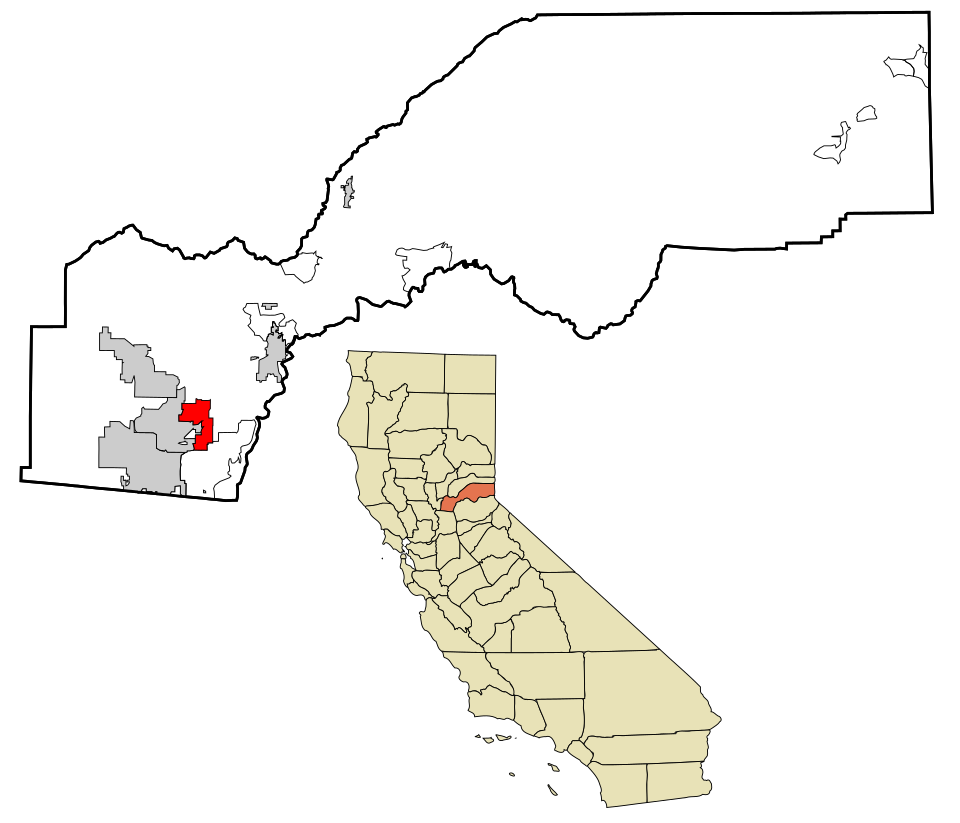Locator map of Loomis