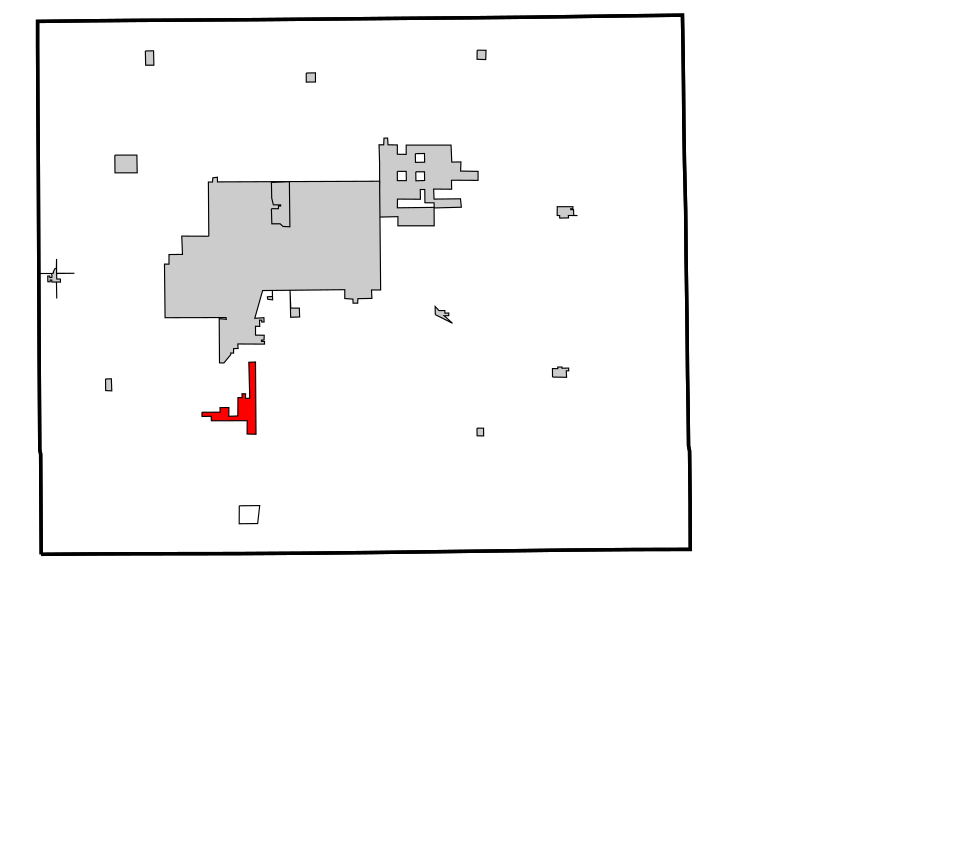 Locator map of Waukomis