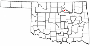 Locator map of Pawnee