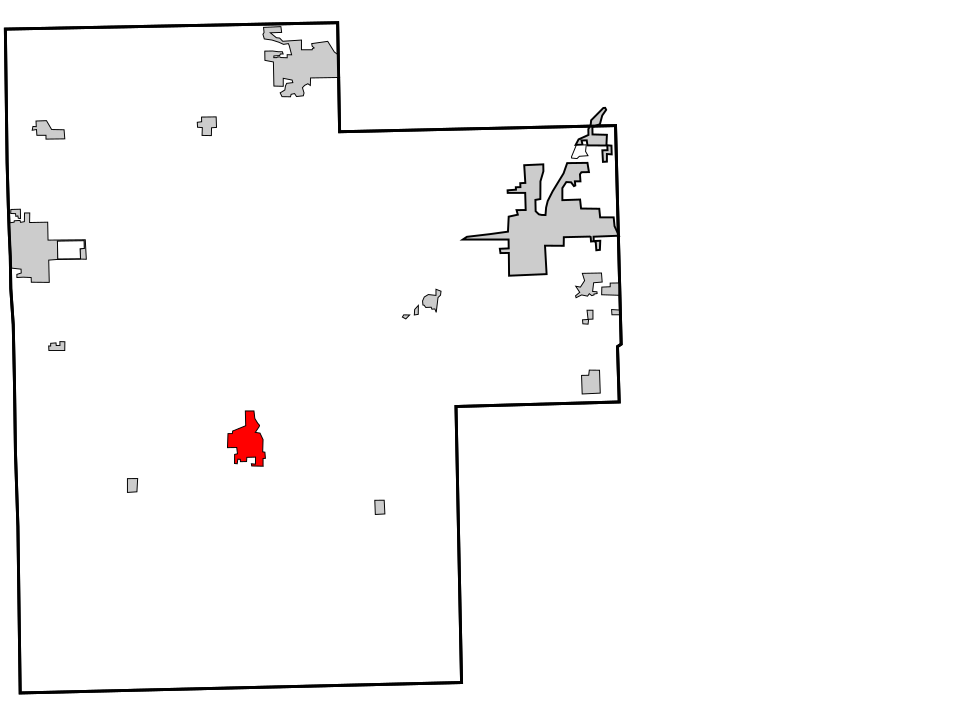 Locator map of Bristow