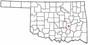 Locator map of Horntown