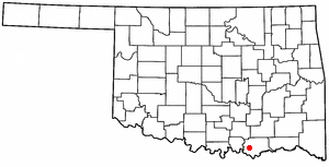 Locator map of Calera