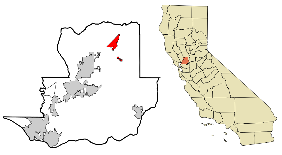 Locator map of Dixon