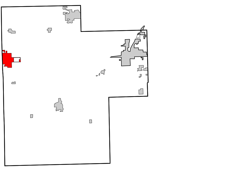 Locator map of Drumright