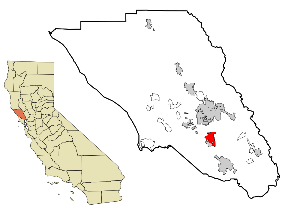 Map of Rohnert Park