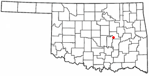 Locator map of Bearden