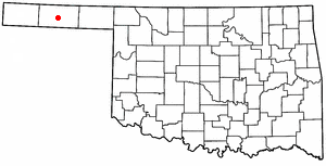 Map of Guymon