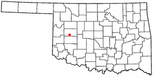 Map of Clinton