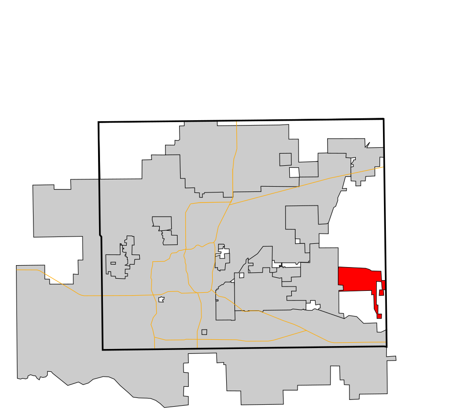 Map of Harrah