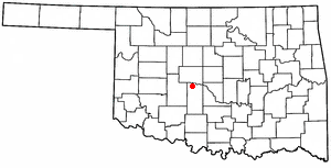 Locator map of Minco