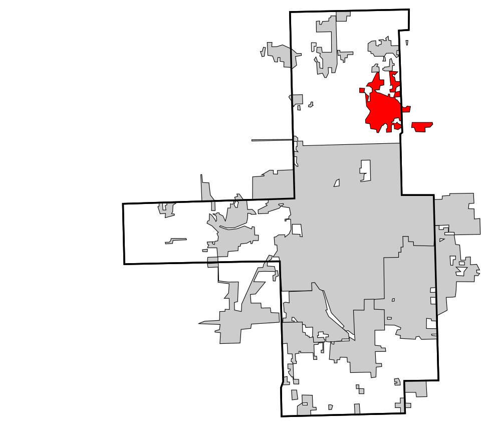 Locator map of Owasso