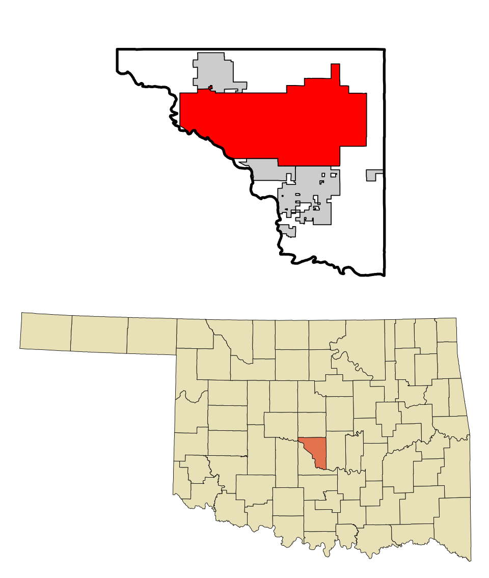Map of Norman
