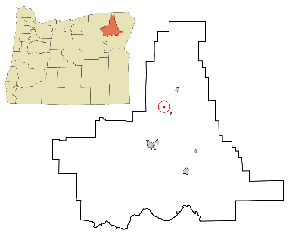 Locator map of Summerville
