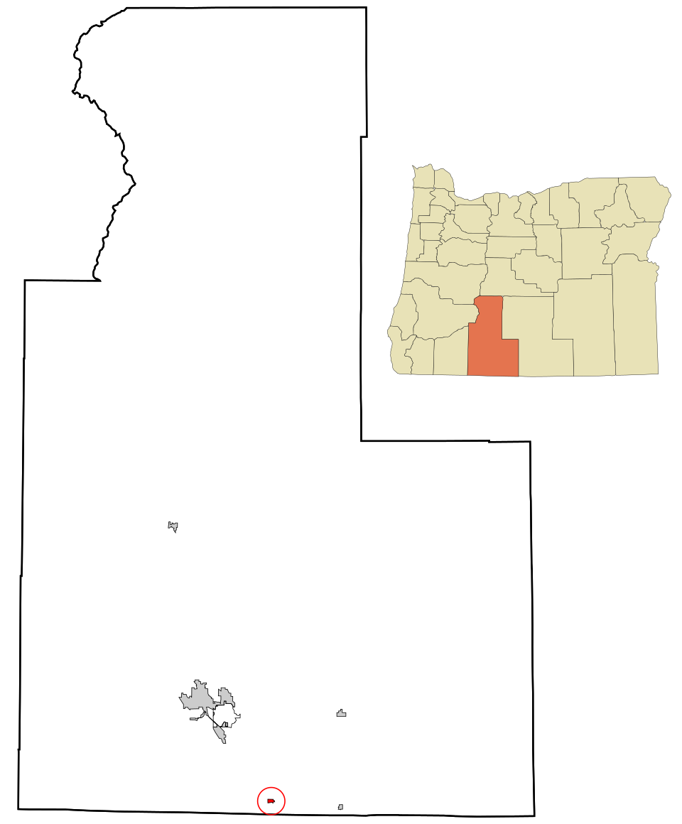 Locator map of Merrill