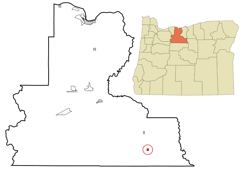 Locator map of Antelope