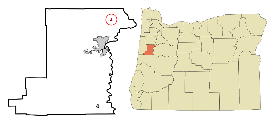 Locator map of Adair