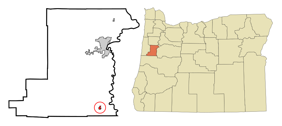 Locator map of Monroe