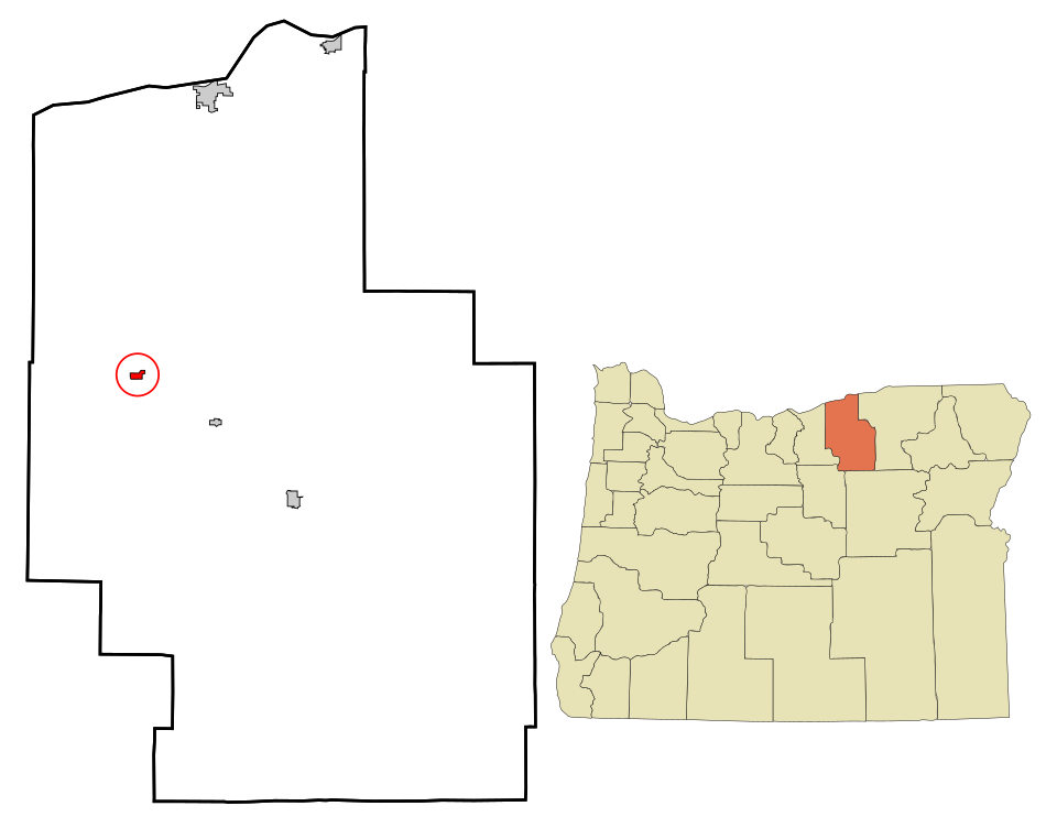 Locator map of Ione