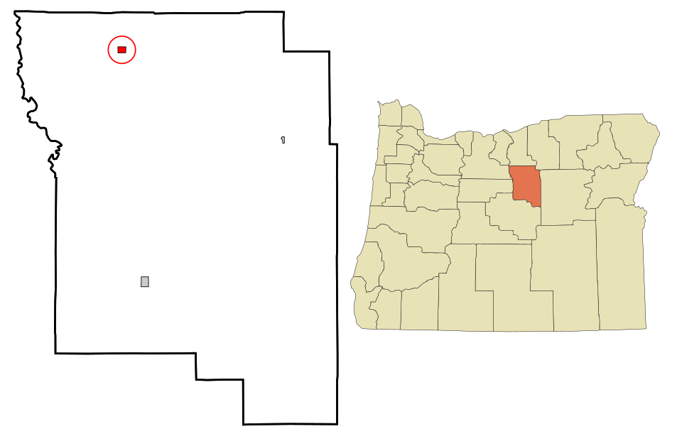 Locator map of Fossil
