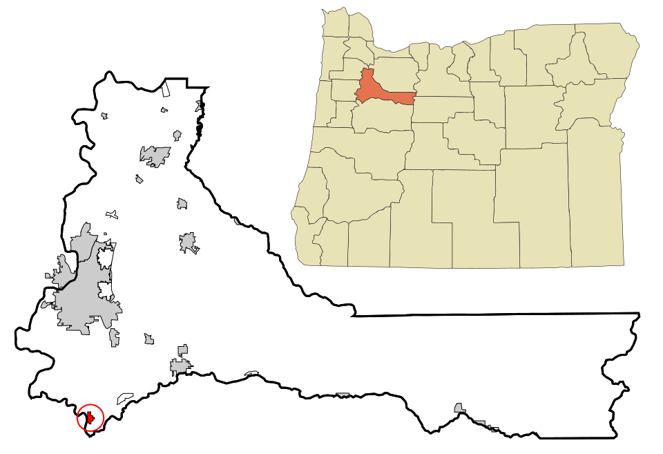 Locator map of Jefferson