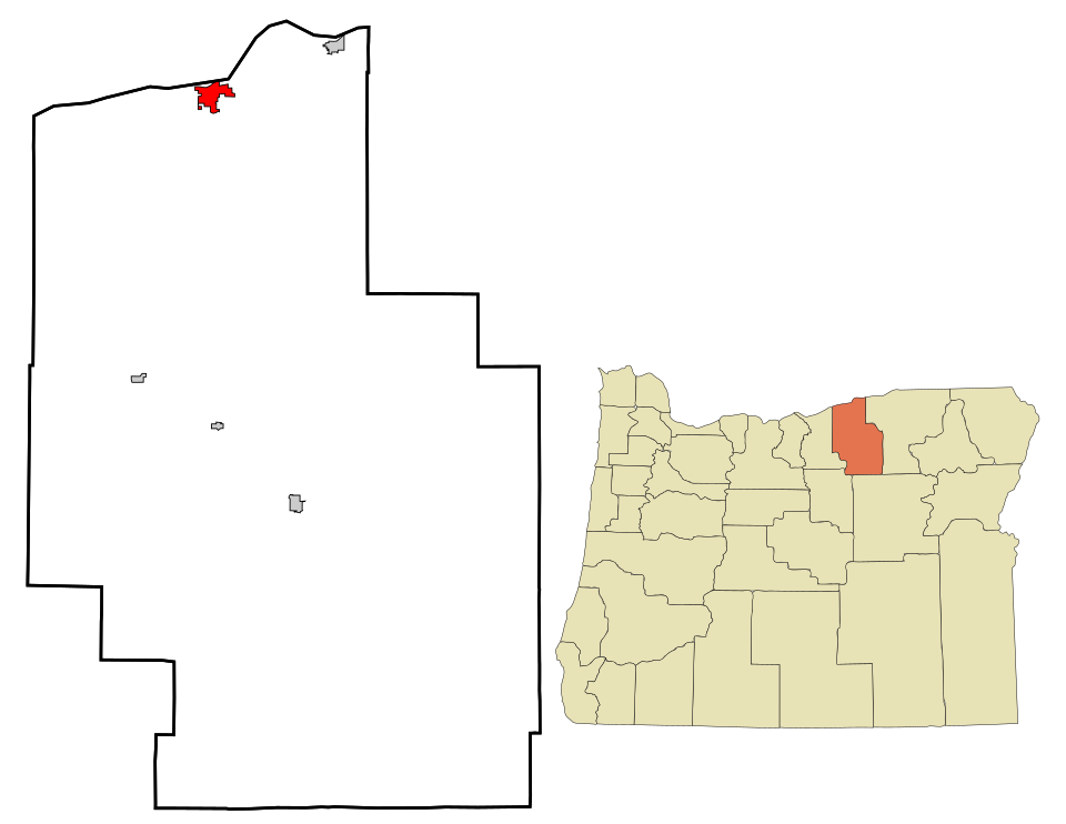 Locator map of Boardman