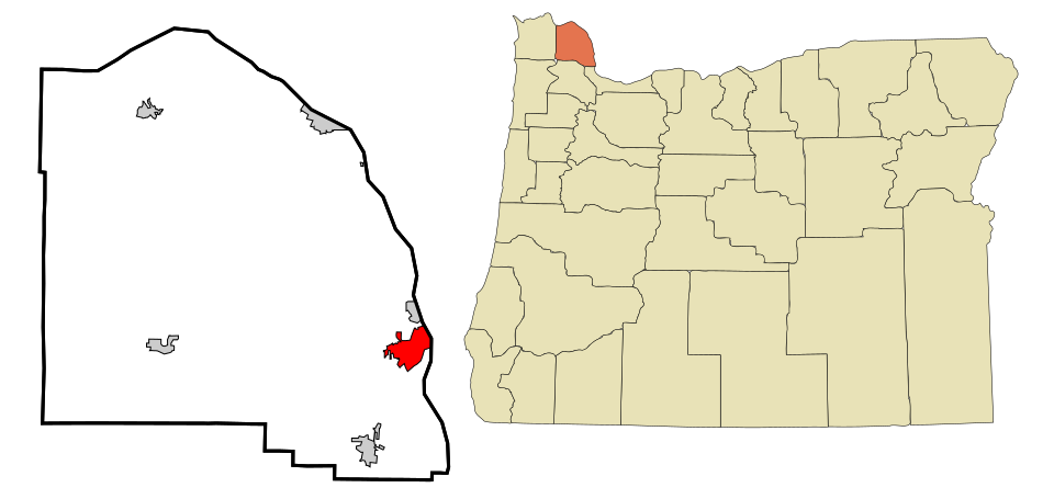 Locator map of St. Helens