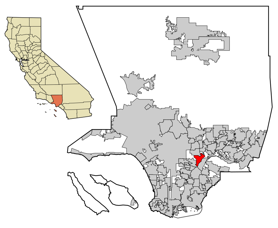 Locator map of Montebello