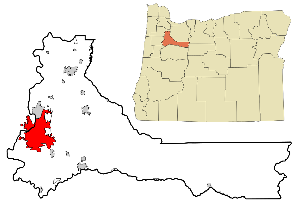 Locator map of Salem