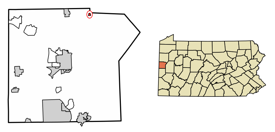 Locator map of Volant