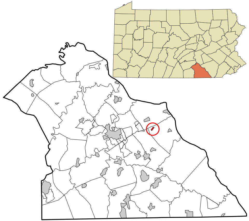 Locator map of Yorkana