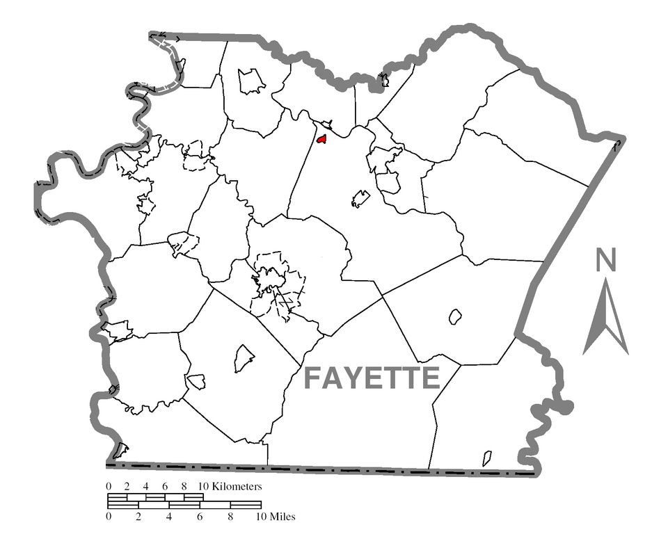Locator map of Vanderbilt