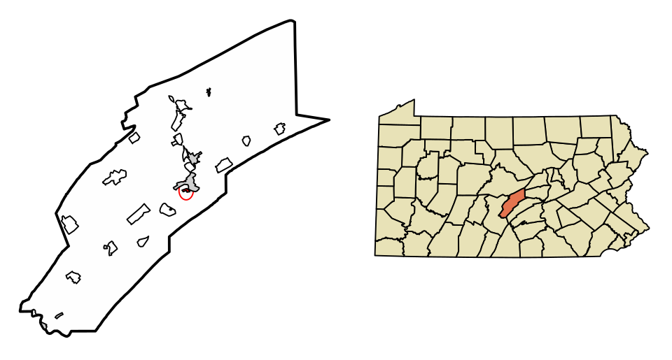 Locator map of Juniata Terrace