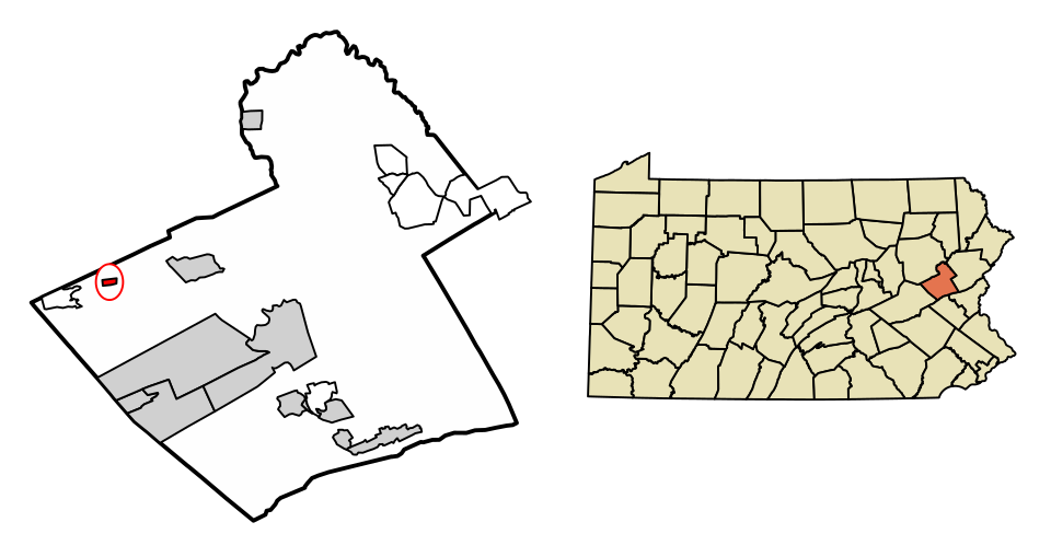 Locator map of Beaver Meadows