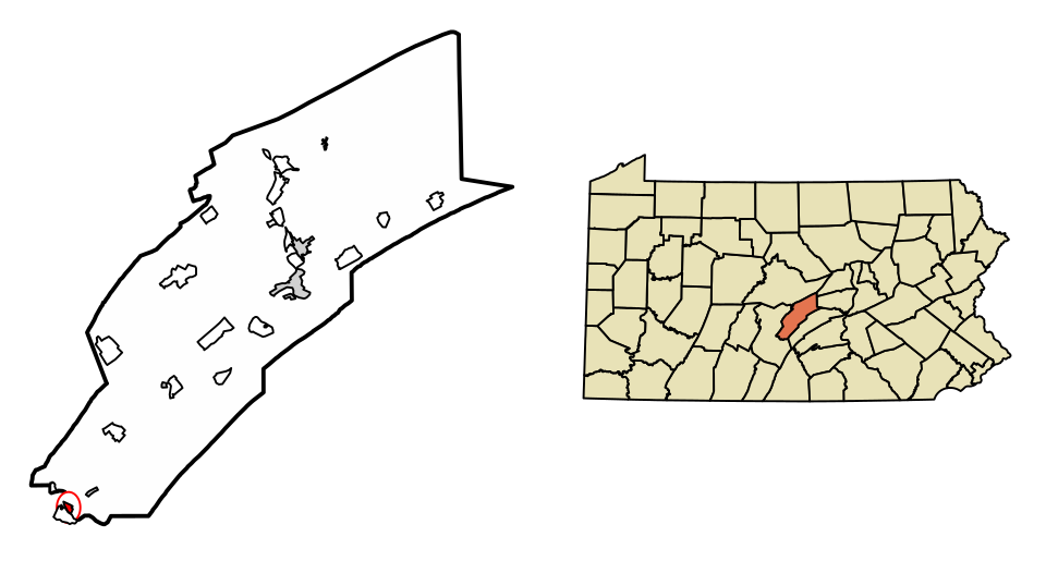 Locator map of Kistler
