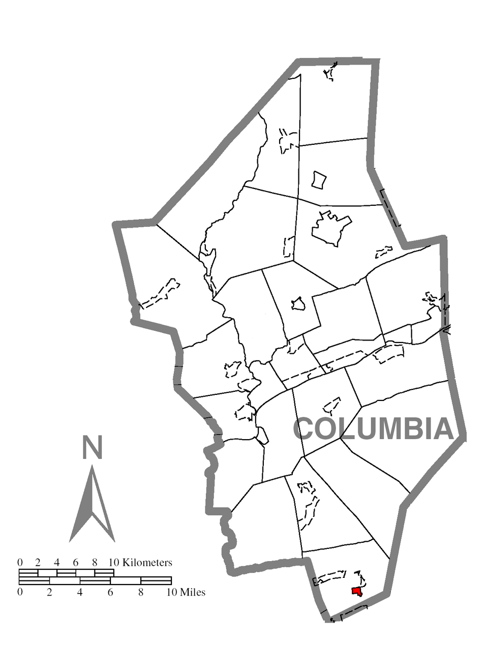 Locator map of Centralia