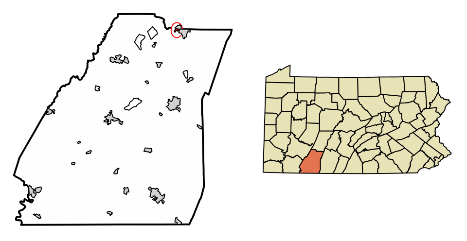 Locator map of Paint