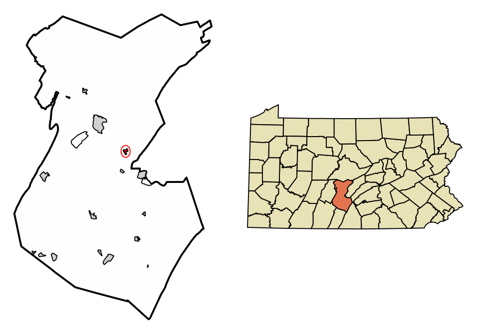 Locator map of Mill Creek