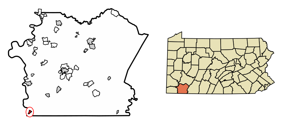 Locator map of Point Marion